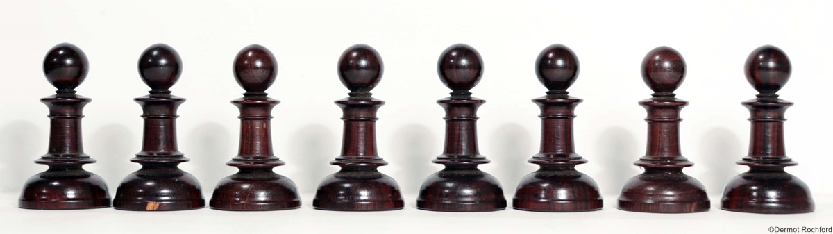 19th Century Club Chess Set by Foster