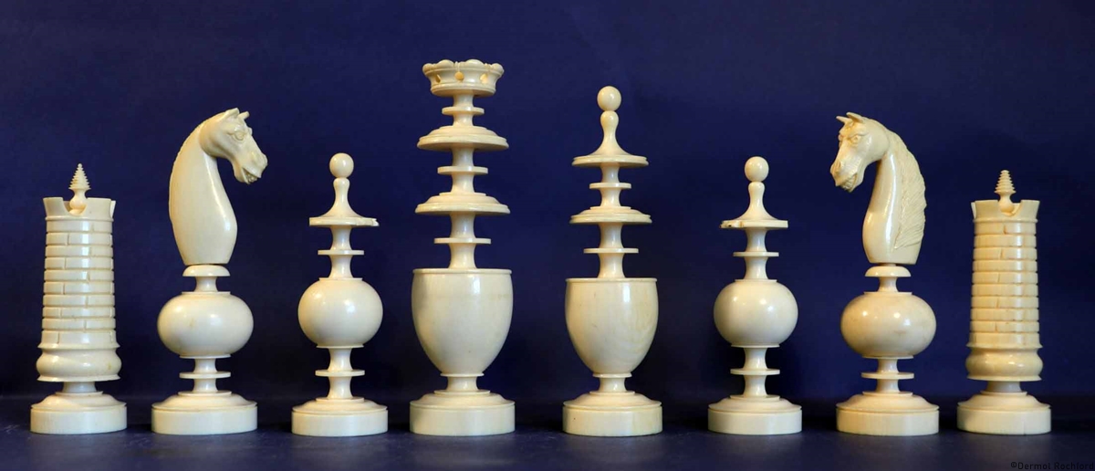 Antique Regency Chess Set