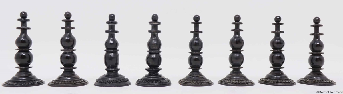 Antique Indian Chess Set