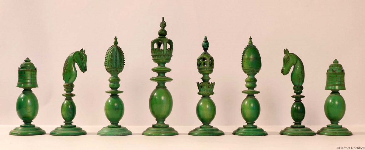 Antique indian  Chess Set