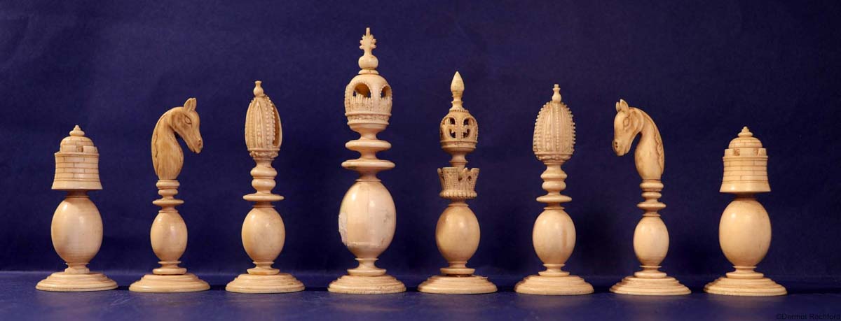 Antique indian  Chess Set