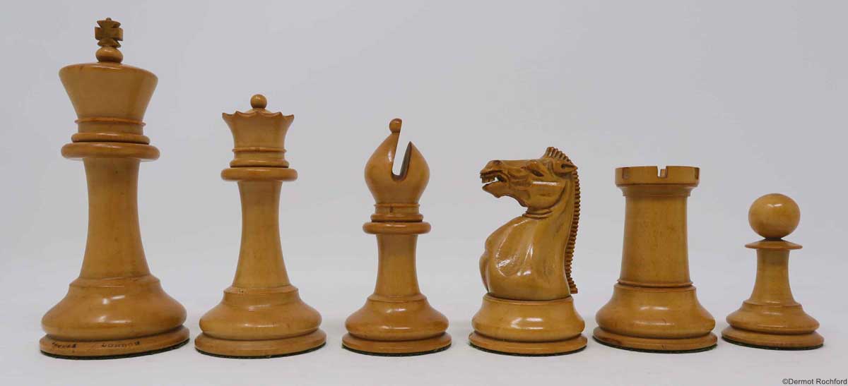 Antique Jaques Club Chess Set