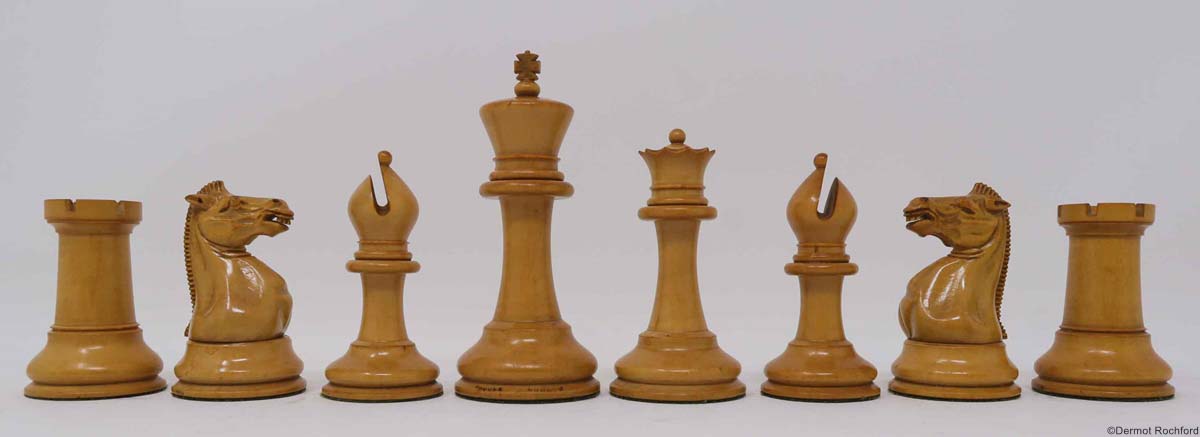 Antique Jaques Club Chess Set