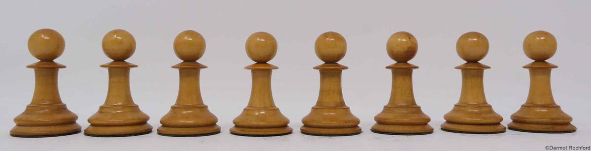 Antique Jaques Club Chess Set