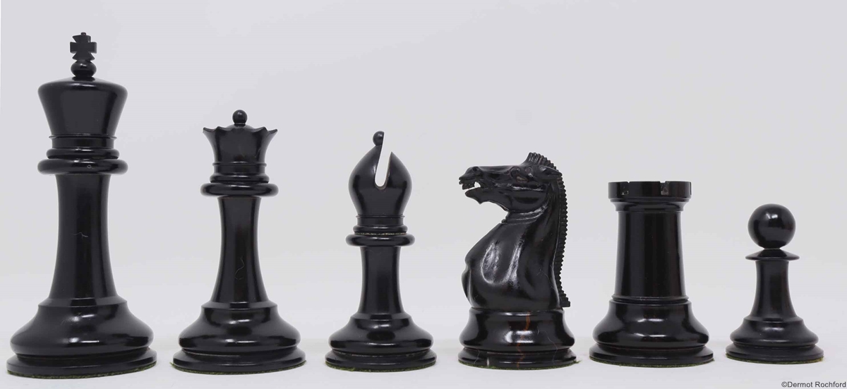 Antique Jaques Club Chess Set