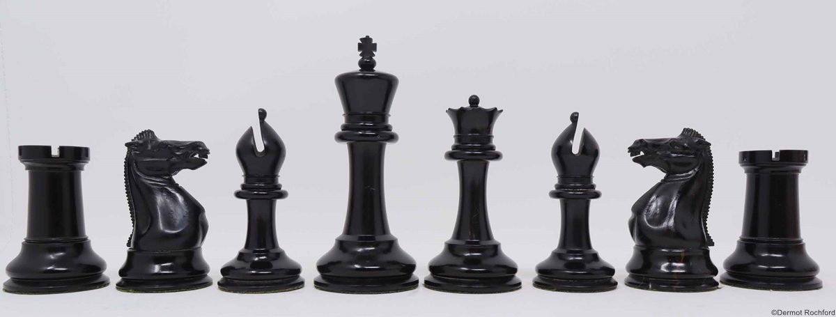 Antique Jaques Club Chess Set