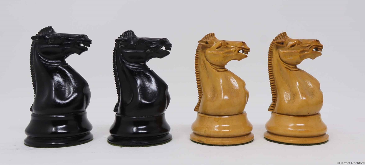 Antique Jaques Club Chess Set