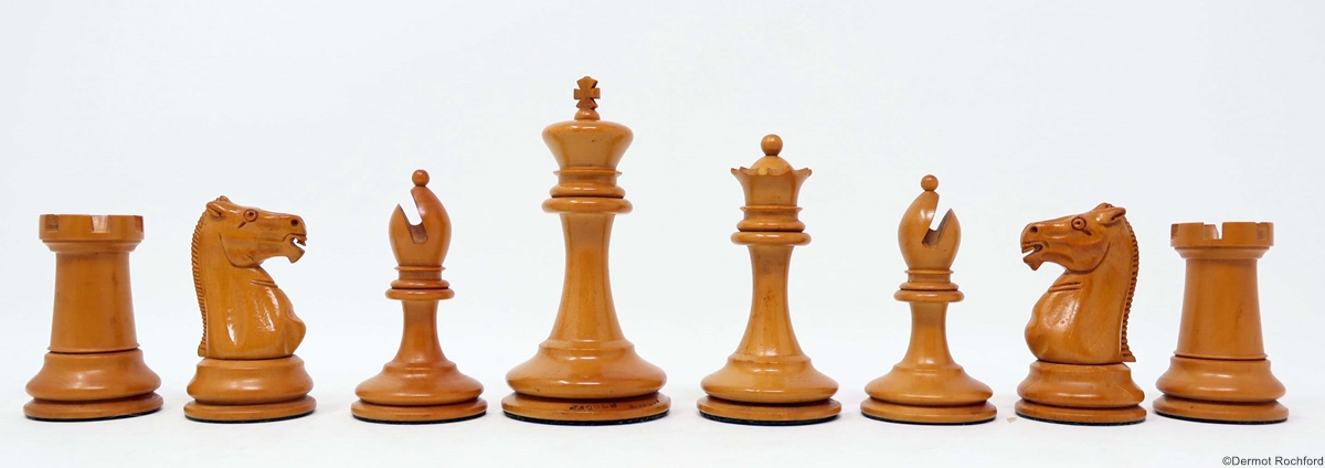 Antique Jaques Club Chess Set