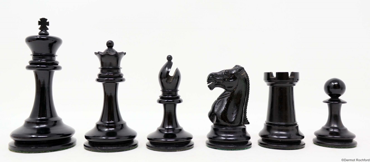 Antique Jaques Club Chess Set