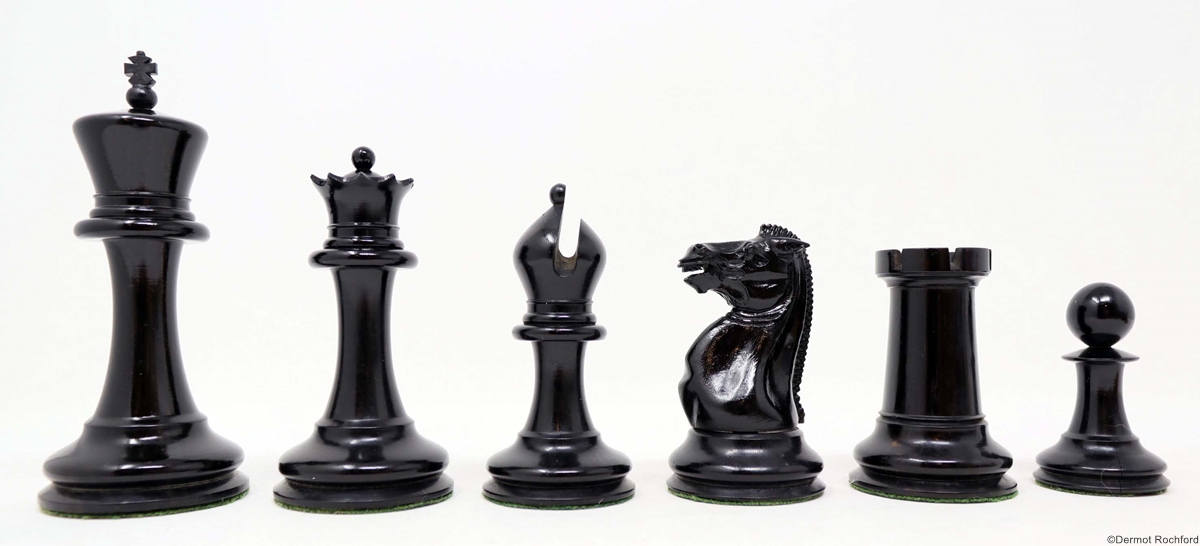 Antique Jaques Club Chess Set