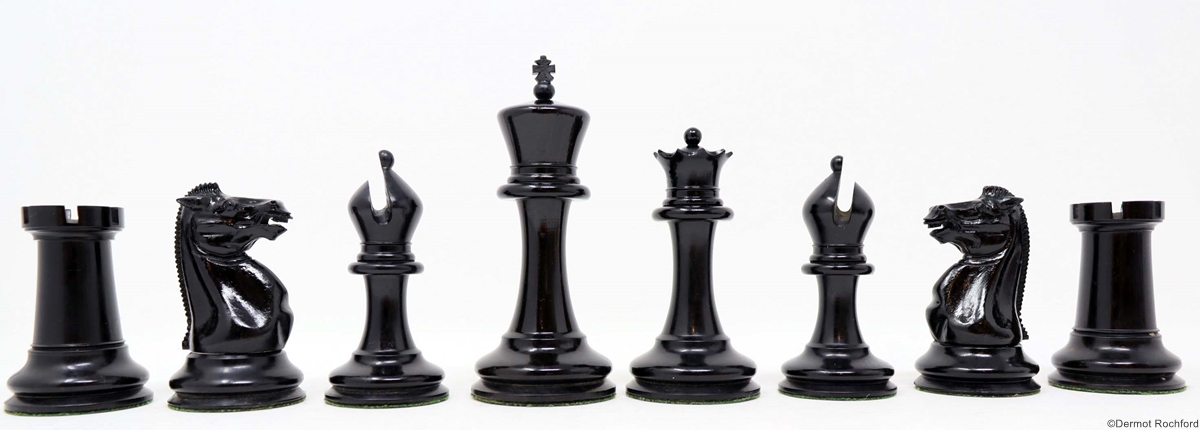 Antique Jaques Club Chess Set