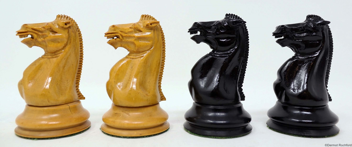 Antique Jaques Club Chess Set