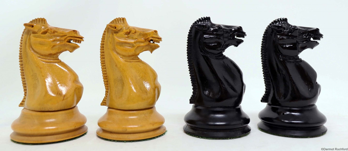 Antique Jaques Club Chess Set