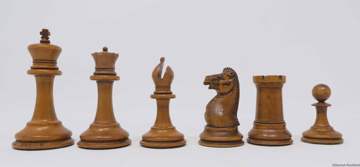 Antique Jaques Chess Set