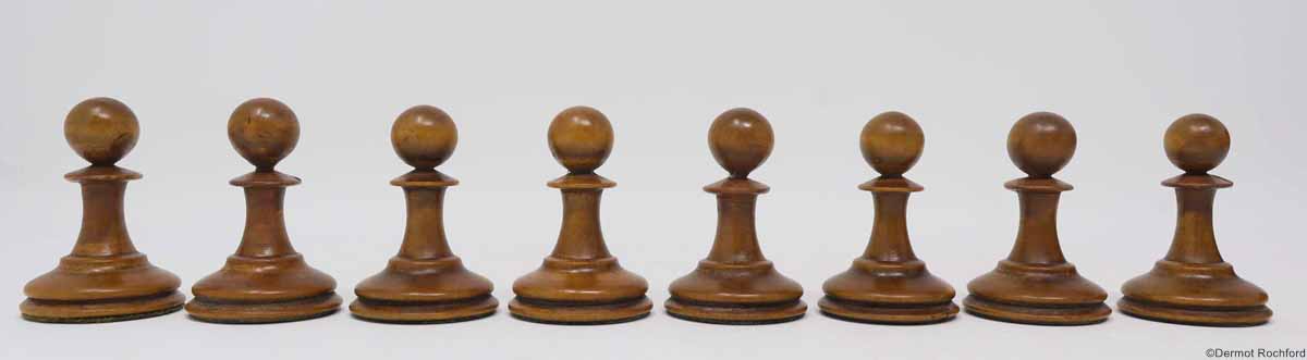 Antique Jaques Chess Set