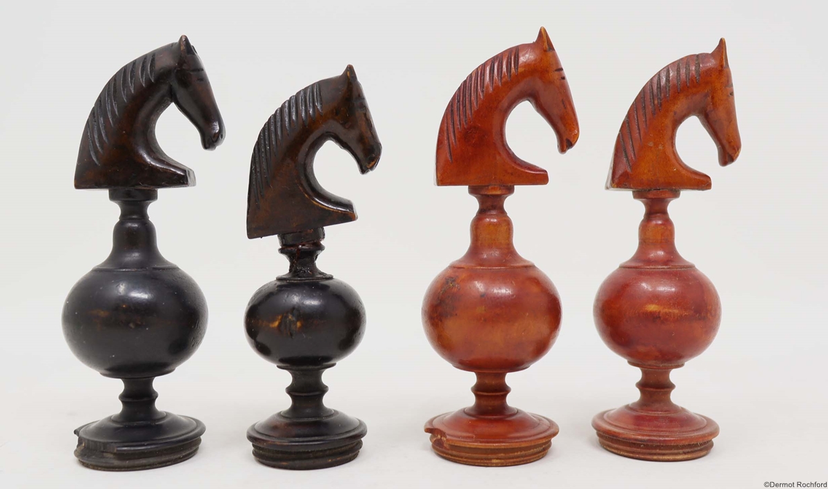 Antique Lyon Chess Set