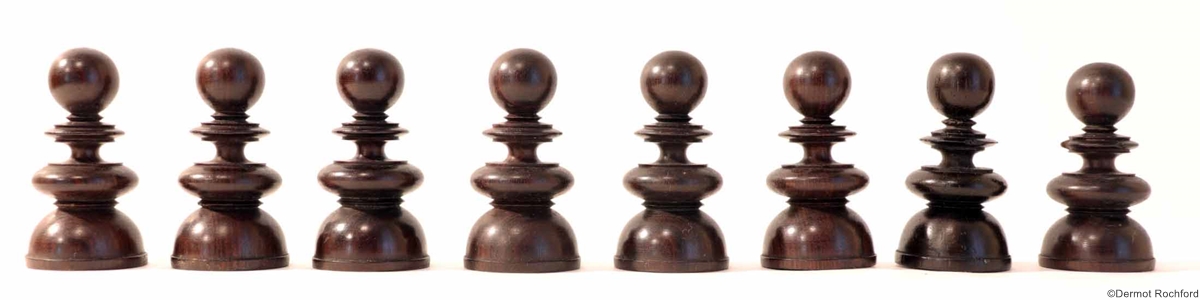 19th Century Club Chess Set by Merrifield