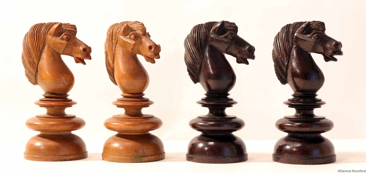 19th Century Club Chess Set by Merrifield