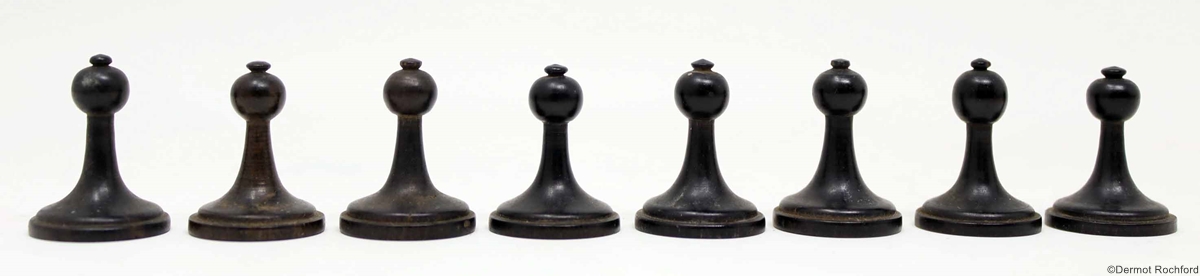 Antique Continental Chess Set