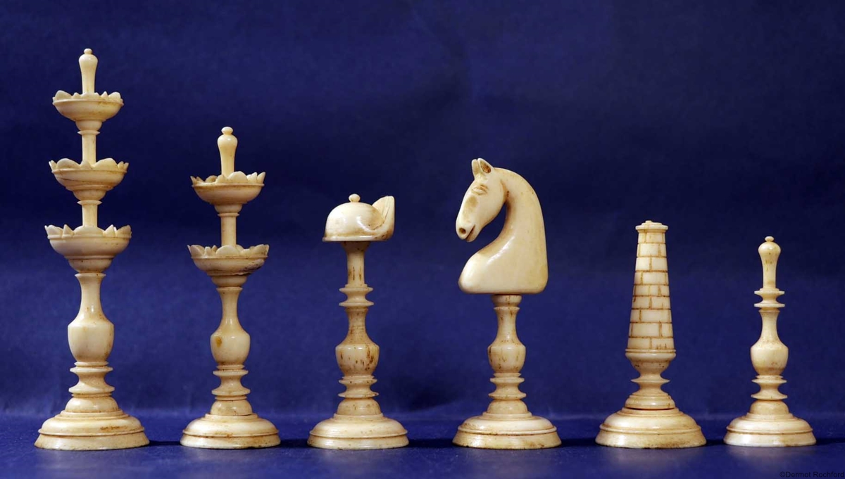 Antique Dutch Chess Set