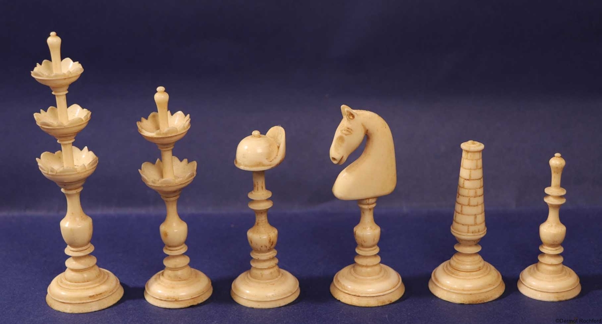 Antique Dutch Chess Set