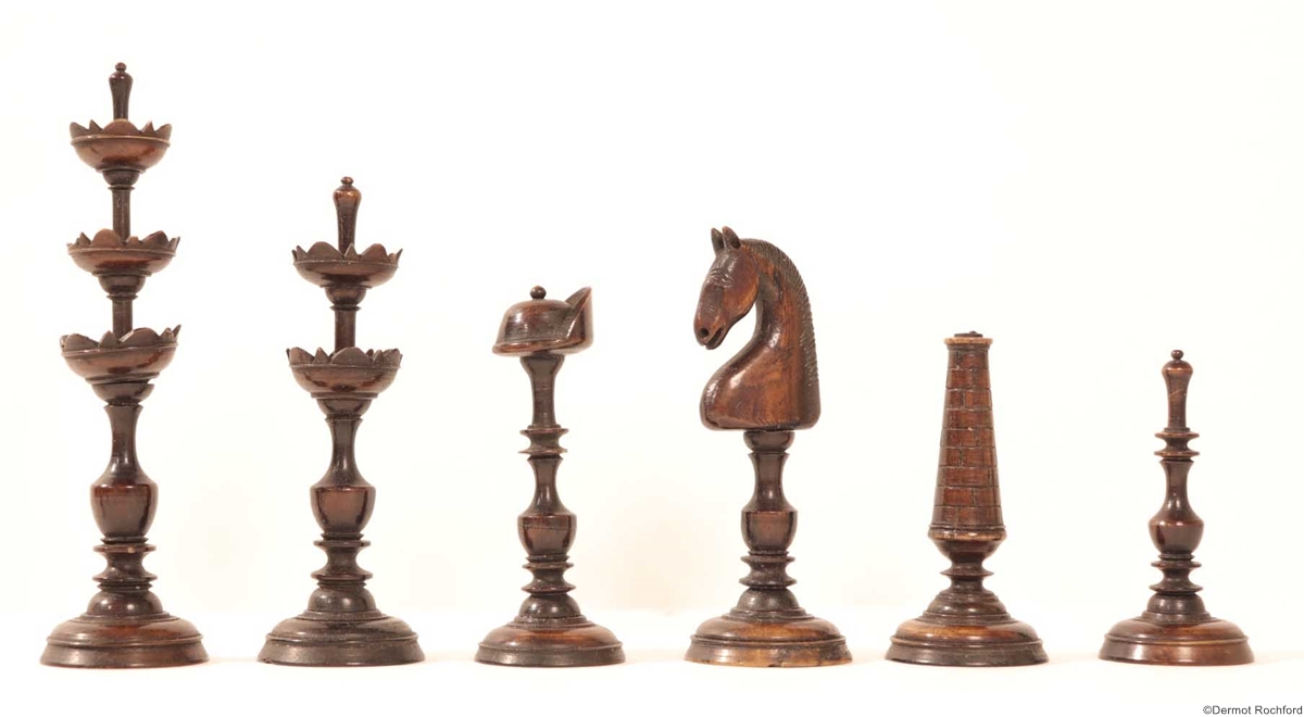 Antique Dutch Chess Set