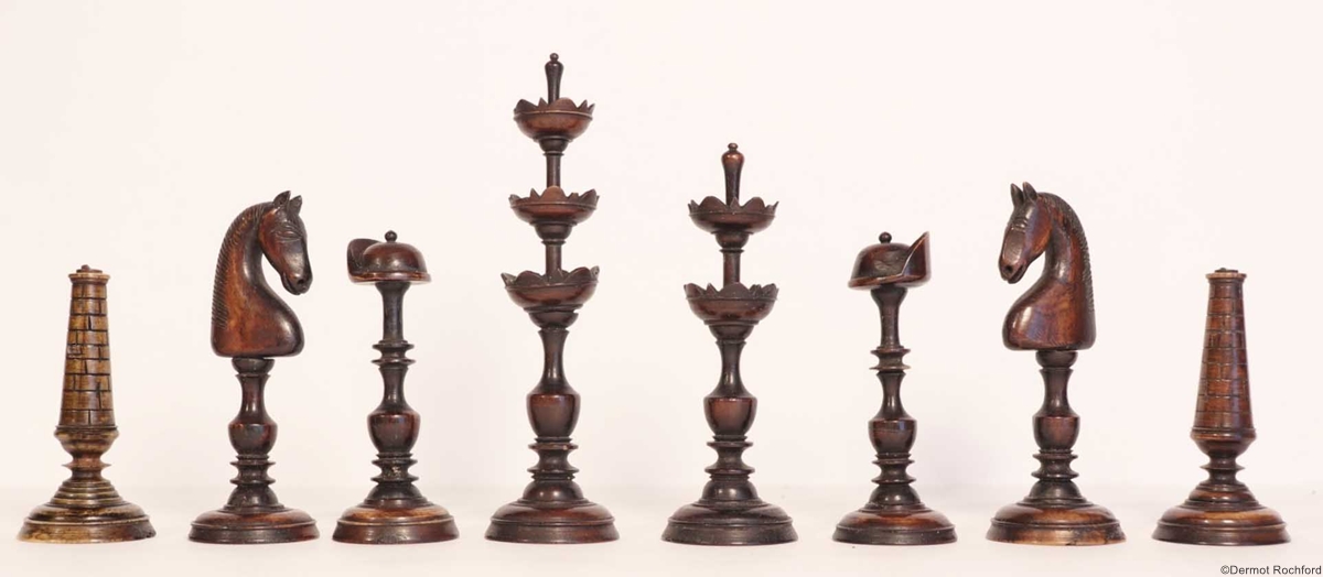 Antique Dutch Chess Set